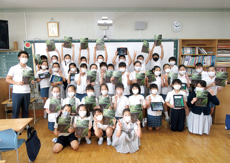 4年2組の総合学習「アマクロ守ろうプロジェクト」南海日日新聞掲載 | 昭和女子大学附属昭和小学校